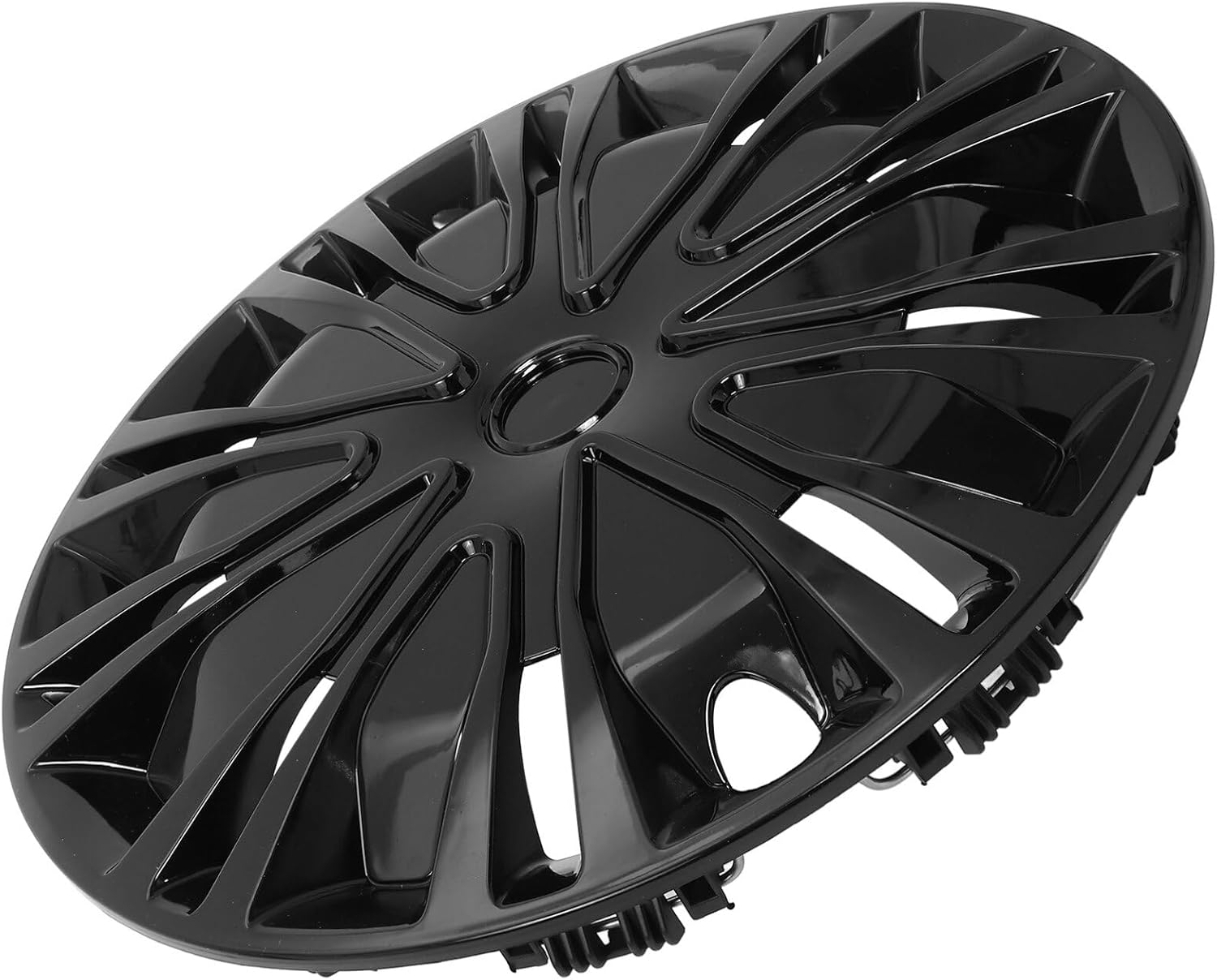 JECOMPRIS 14 Inch Hubcap Wheel Cover Universal Replacement Hub Cap Automotive Wheel Hub Cap Decorative Car Accessories Black