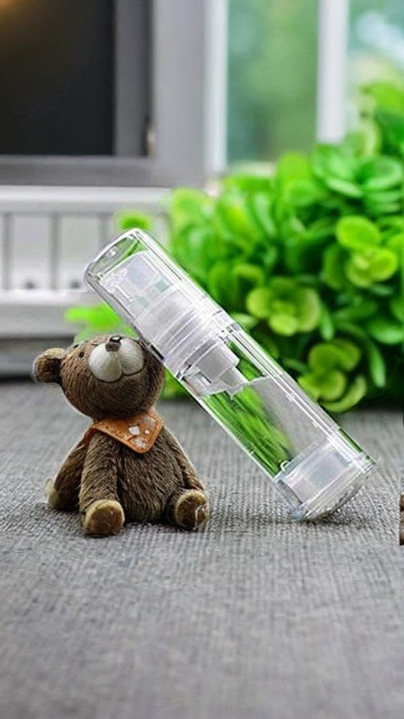 Clear Airless Lotion Pump Bottles - Set of 15 15Ml Travel-Friendly Cosmetic Containers for Foundations Serums Lotions and More Leak-Proof and Refillable Design(Includes Two Funnels) image number 2