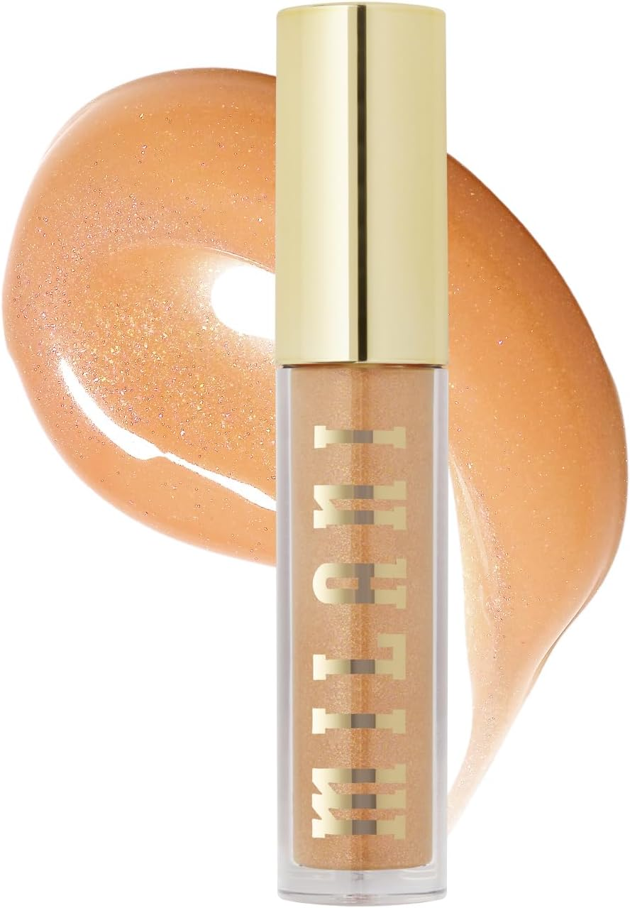 Milani Lip Gloss, Keep It Full Nourishing Lip Plumper with Hyaluronic Acid & Peptides for Soft, Fuller-Looking Lips (0.13 Fl. Oz.) Soft Rose