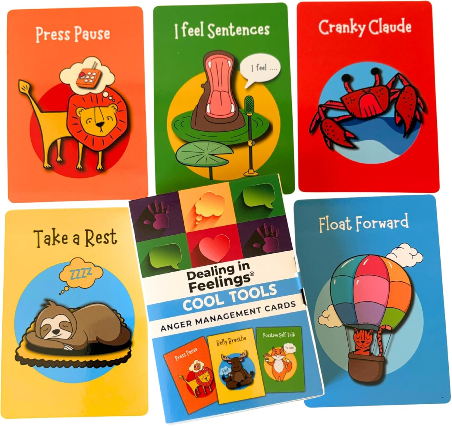 Dealing in Feelings Cool Tools Anger Management & Emotional Regulation Cards for Kids &ndash; SEL, Therapy Games, Social Skills &ndash; Ideal for Therapists, School Counsellors and Home School. image number 5