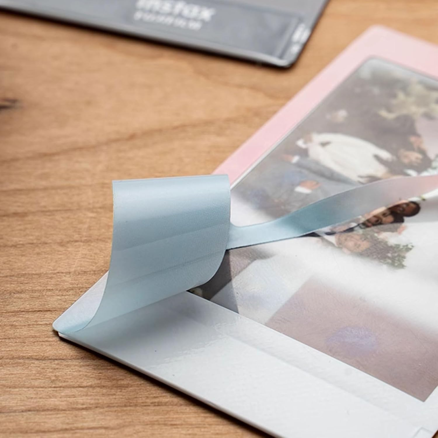 Xolixorium 10PCS Colorful Photo Instant Film Stickers for Instax Mini - DIY Scrapbook Frame Stickers for Photos, Notebook, Diary image number 5