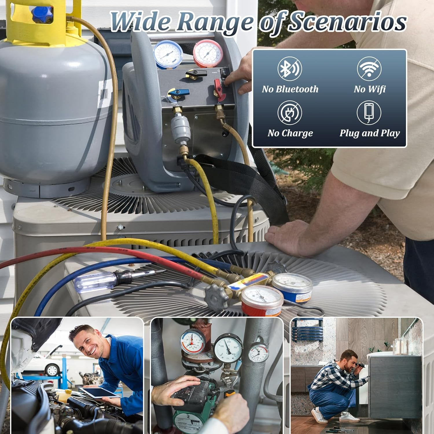 Endoscope Inspection Camera, Ennovor 1920 HD Flexible Rigid Snake Camera, 8 LED Lights No Wifi Snake Camera Waterproof IP67 Tube Sink Pipe Drain Camera for Android Ios Tablet Samsung (16.4 Ft/ 5M) image number 2