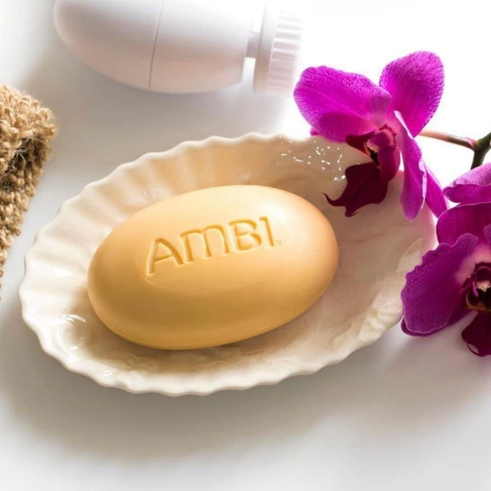 Ambi Cleansing Bar Soap Cocoa Butter 3.5Oz (3 Pack)