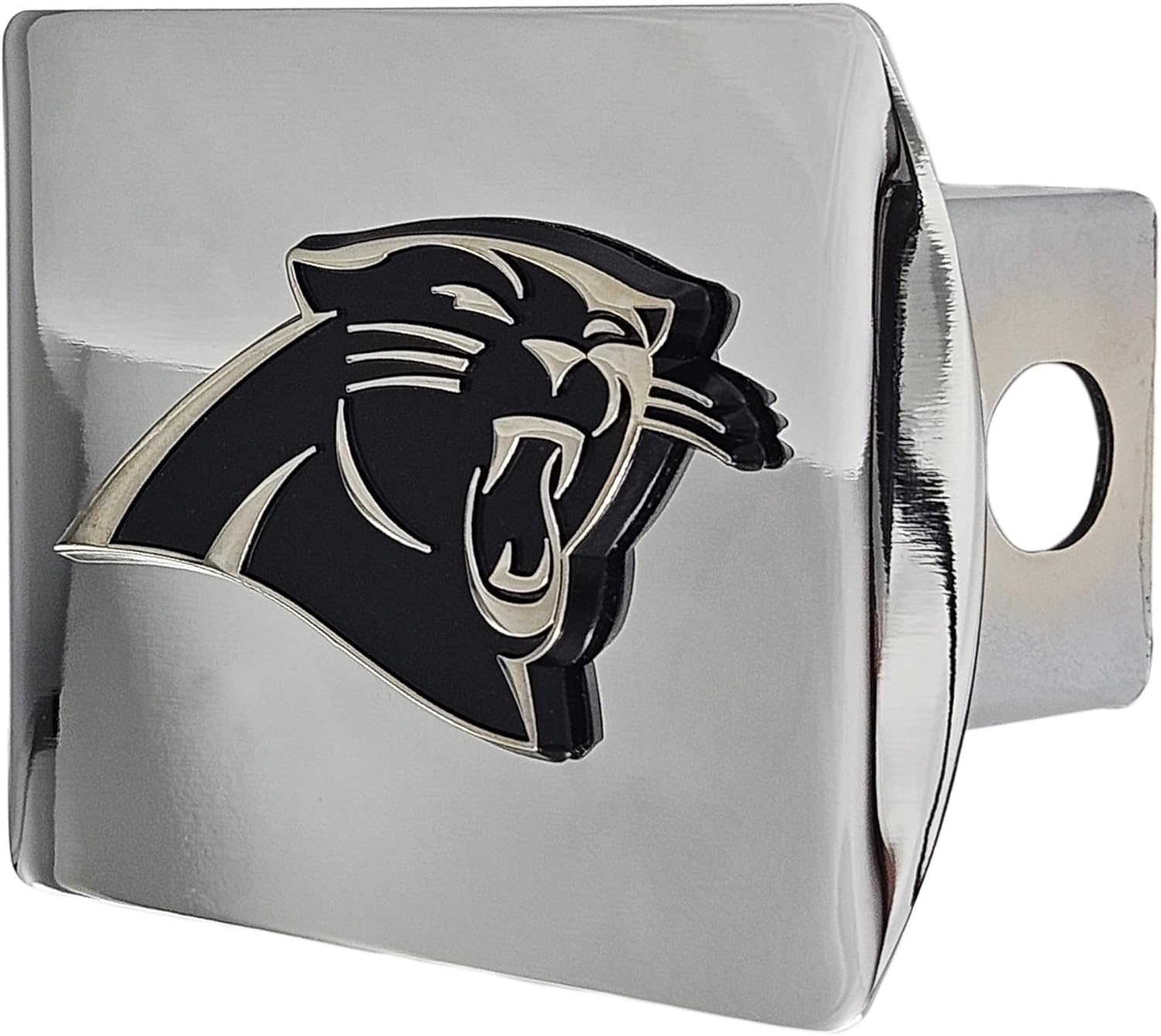 FANMATS 21486 Arizona Cardinals Black Metal Hitch Cover with Metal Chrome 3D Emblem