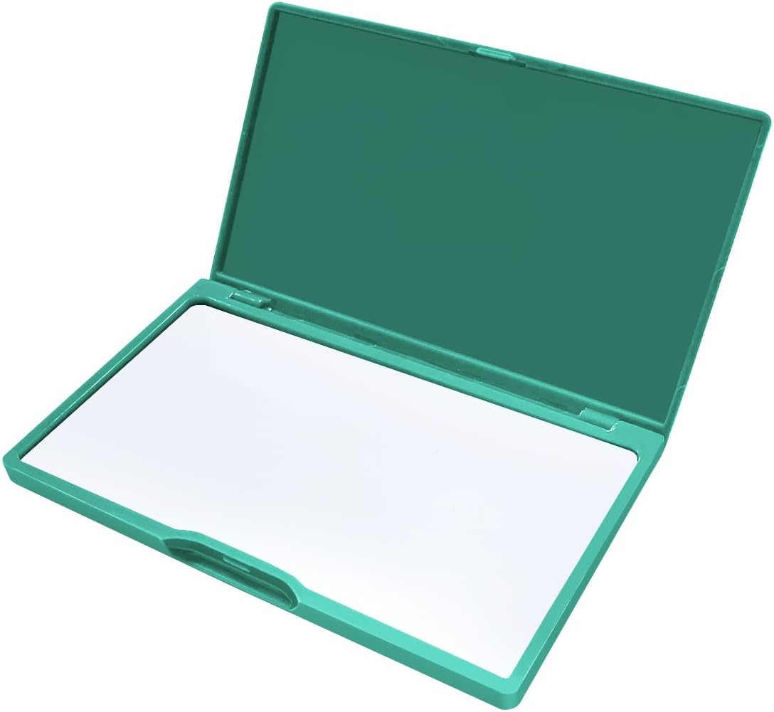 WELANE Magnetic Needle Storage Case, Green Magnetic Box Sewing Kit for Storing Small Metal Objects, Sewing Needles, Push Pins (11 X 6.7Cm/4.3 X 2.6In) image number 2