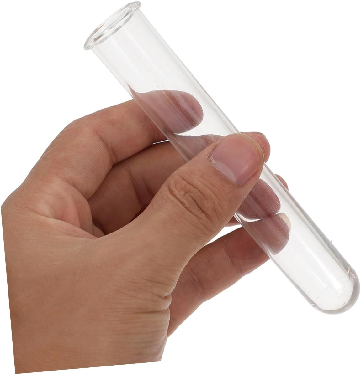 NULYLU 4Pcs Hydroponic Vase Vases Test Tubes Decoration Floral Water Vial Wall Planter Plastic Floral Tubes Tube Vase Fresh Florist Supplies Picks Tubes Transparent - Blue image number 2