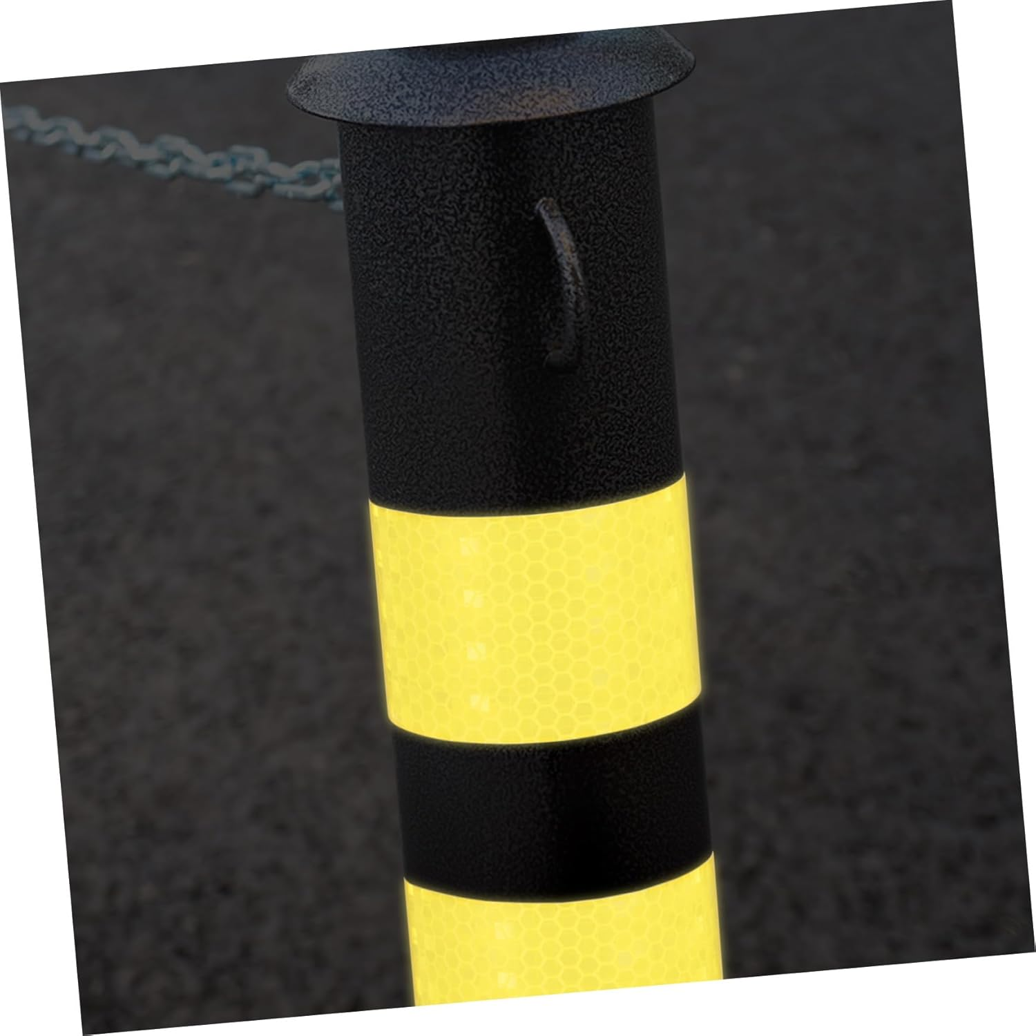 Reflective Tape for Driveways High Visibility Yellow Road Warning Tape Self-Adhesive Safety Strip for Mailbox Fire Hydrants Parking Lots and Construction Sites image number 6