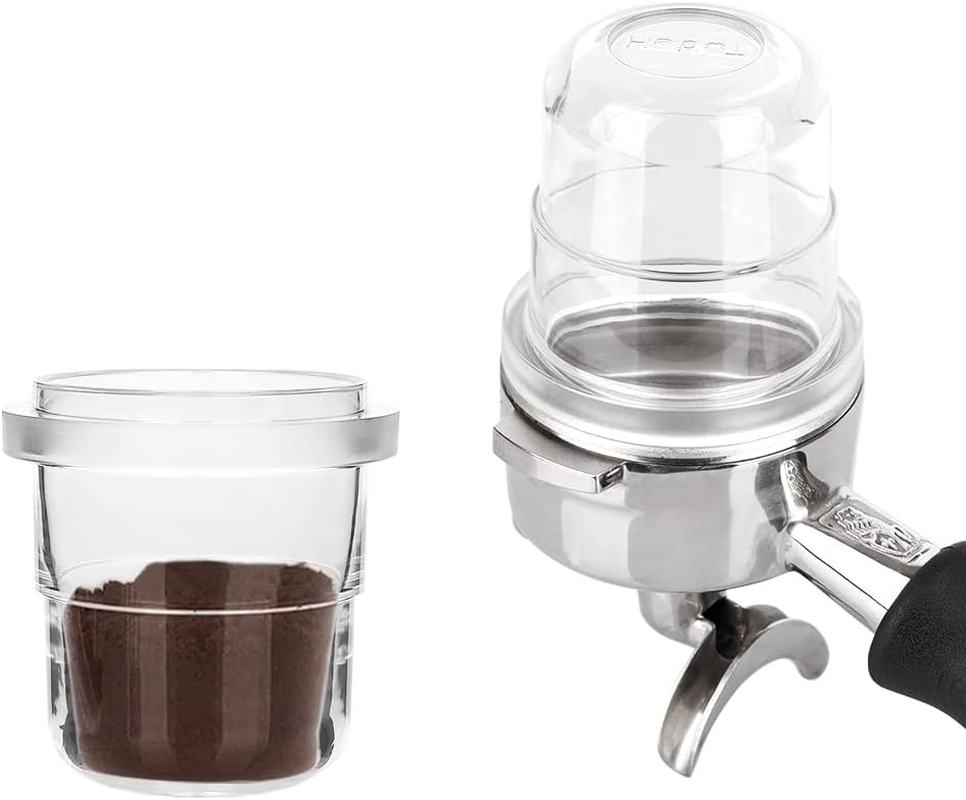 Watchget 58Mm Dosing Cup Espresso Dosing Cup Compatible with 58Mm Portafilters Stacking Espresso Machine Accessories, Clear image number 5