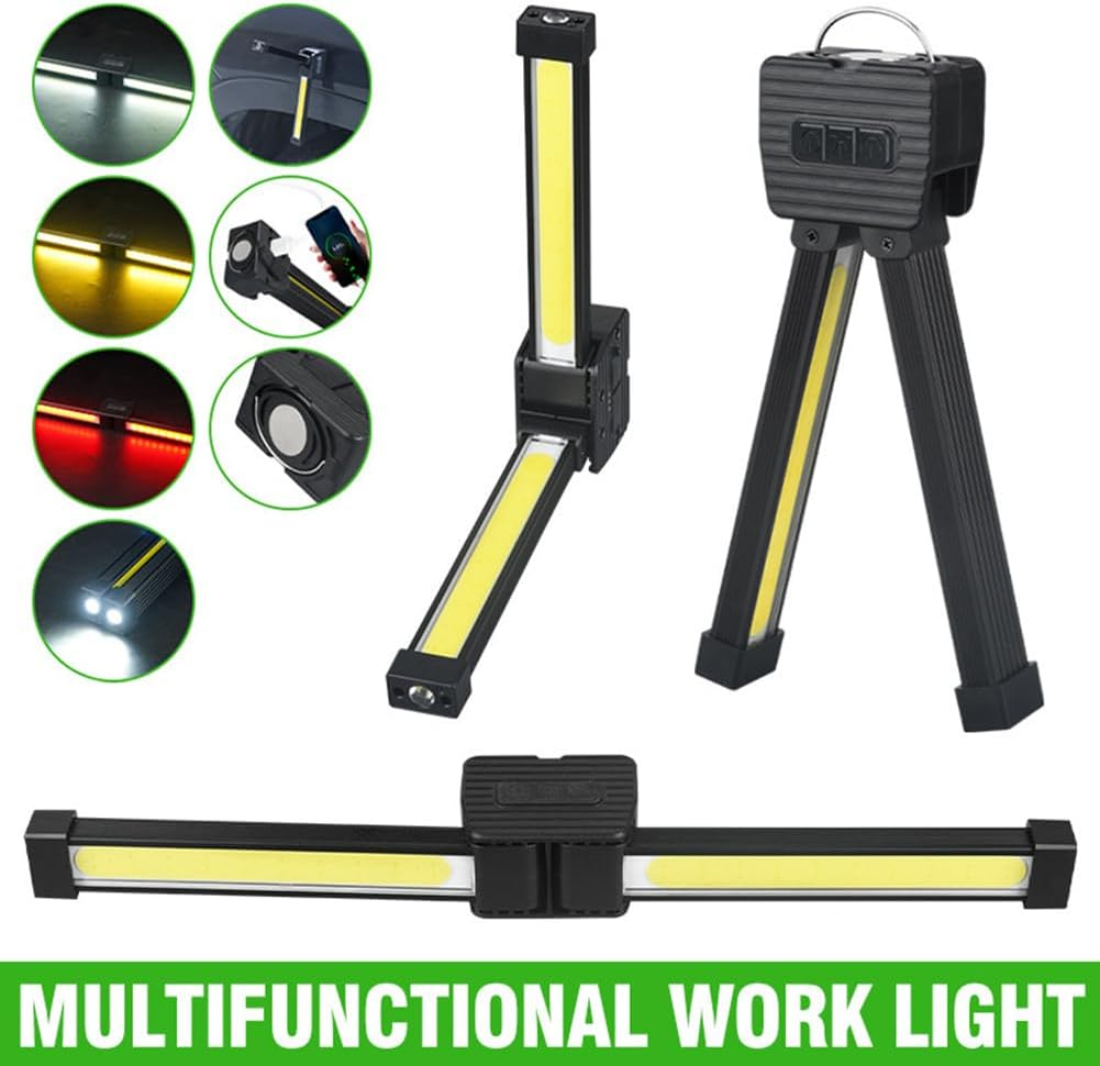 Portable LED Posing Lamp for Fitness | Gym Lamp for Posing & Bodybuilding | Rechargeable LED Posing Light with 180&deg; Fold & Dimming | Ideal for Studio, Outdoors, and Home Use image number 2