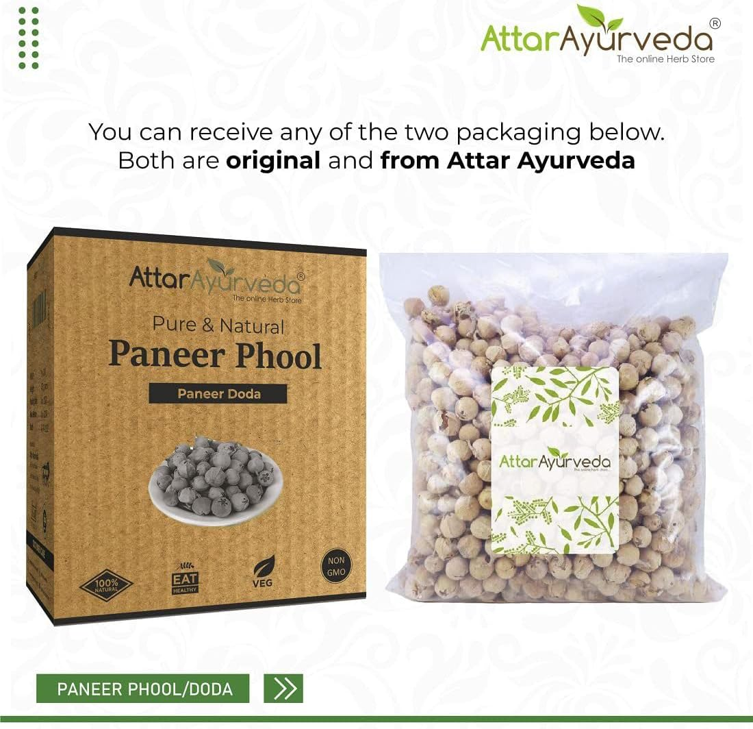Attar Ayurveda Paneer Phool (400 Grams) | Paneer Doda | Paneer Dodi | Withania Coagulans | Pure and Natural | No Preservatives image number 5