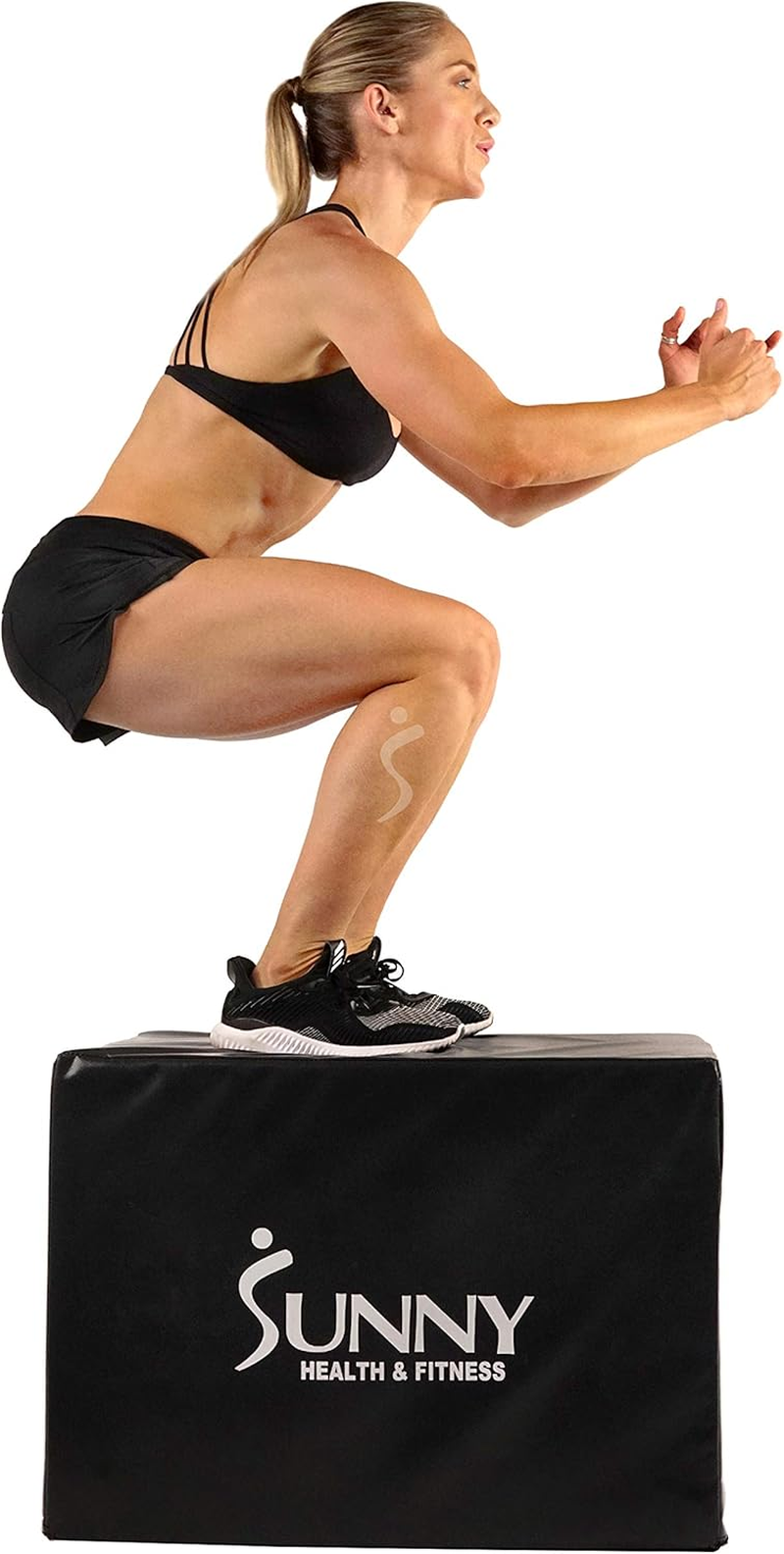 Sunny Health & Fitness Foam Plyo Box with Adjustable Heights and High Weight Capacity image number 2