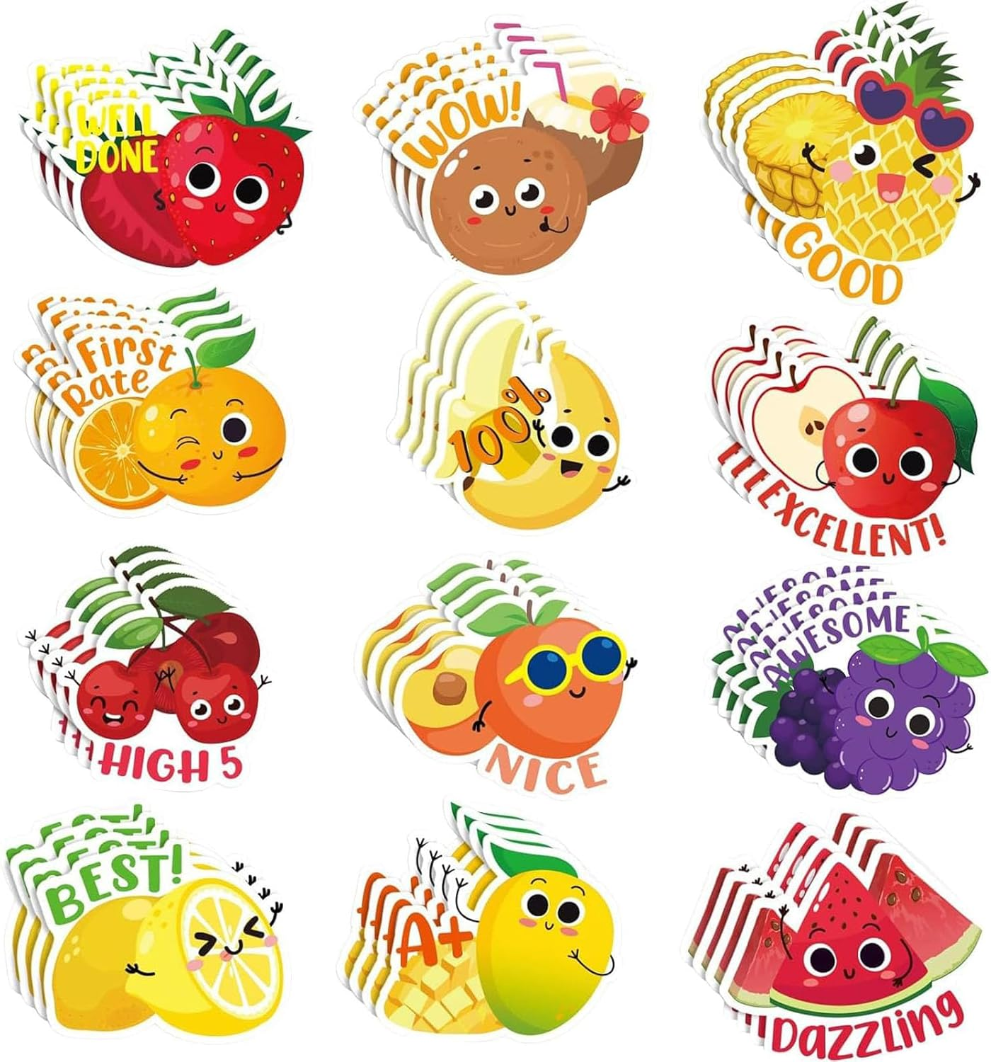 156 Pcs Sufficient Quantity Scratch and Sniff Sticker for Kids Classroom Smelly Scented Motivational Reward Teacher Incentive Positive Stickers for Student Classroom Chart School Supplies image number 2