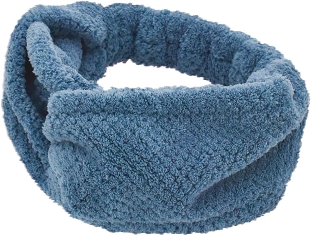 Gendai Hyakka Dimanche A566BL Quick Dry Hair Band, Blue, Head Circumference: Approx. 18.5-23.6 Inches (470-600 Mm)