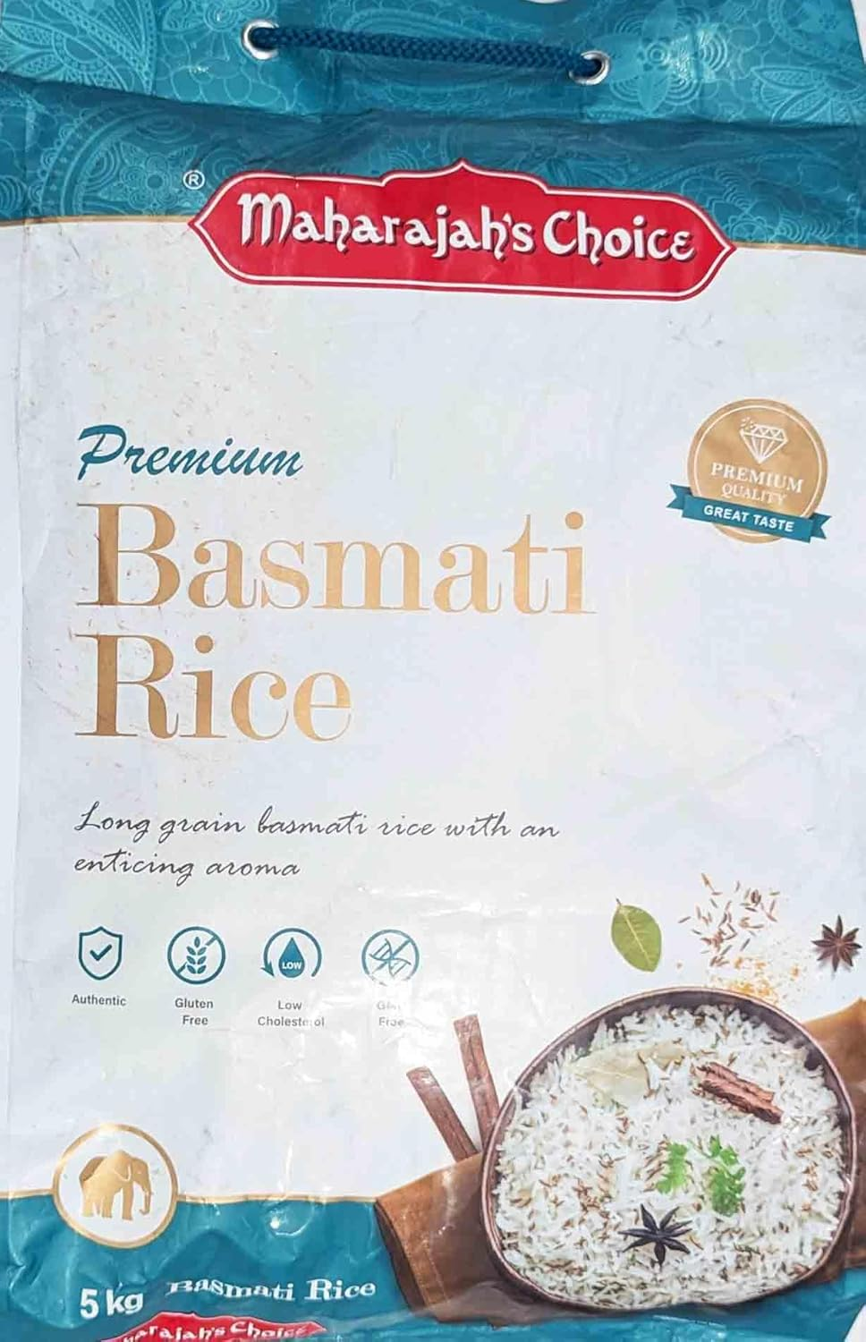 Maharajah'S Choice Daily Basmati Rice 5Kg, White