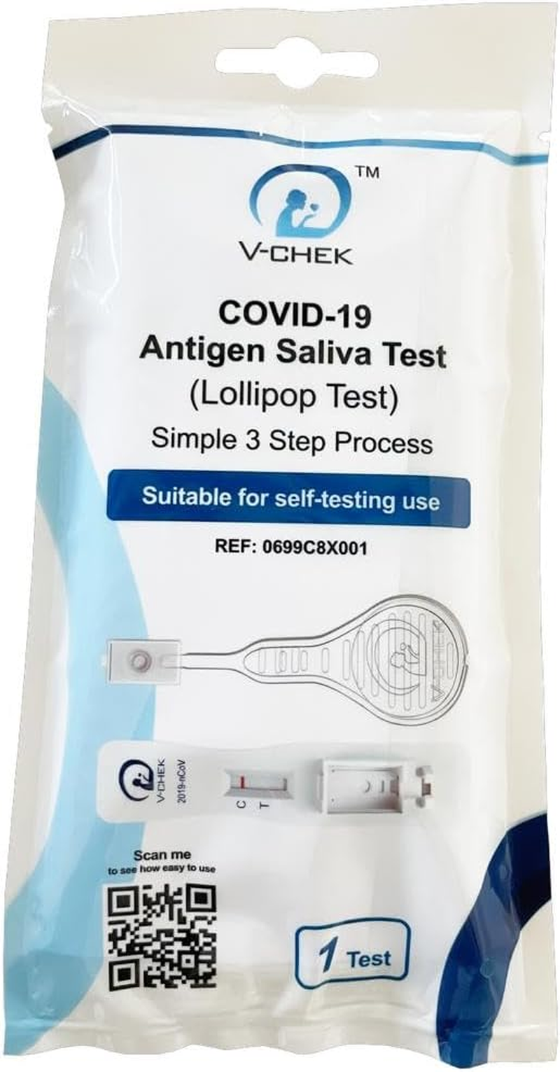 COVID-19 RAT Test, Rapid Antigen Saliva Test Kit (Lollipop) - Single Test - ARTG 374065