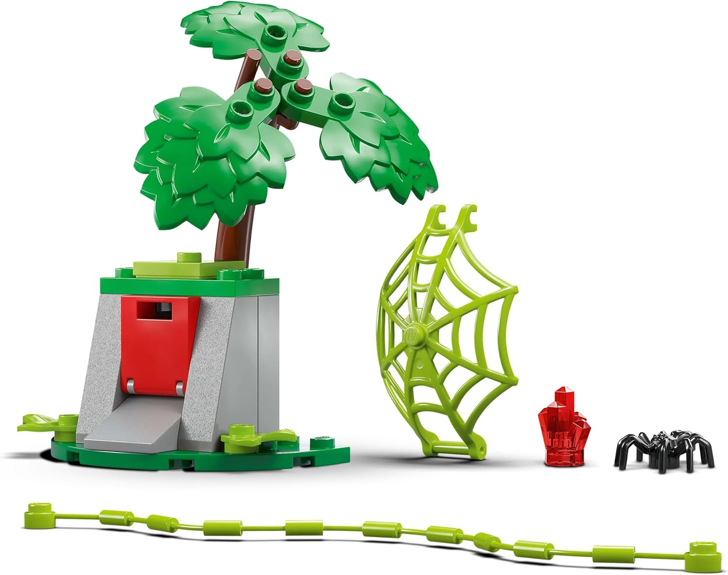 LEGO Marvel Spidey and His Amazing Friends Spin and Electro Dinosaur Chase Building Toy for 4+ Year Old, Creative Set with 2 Minifigures,Spiderman Superhero Car & Kids Toy Motorbike 11198
