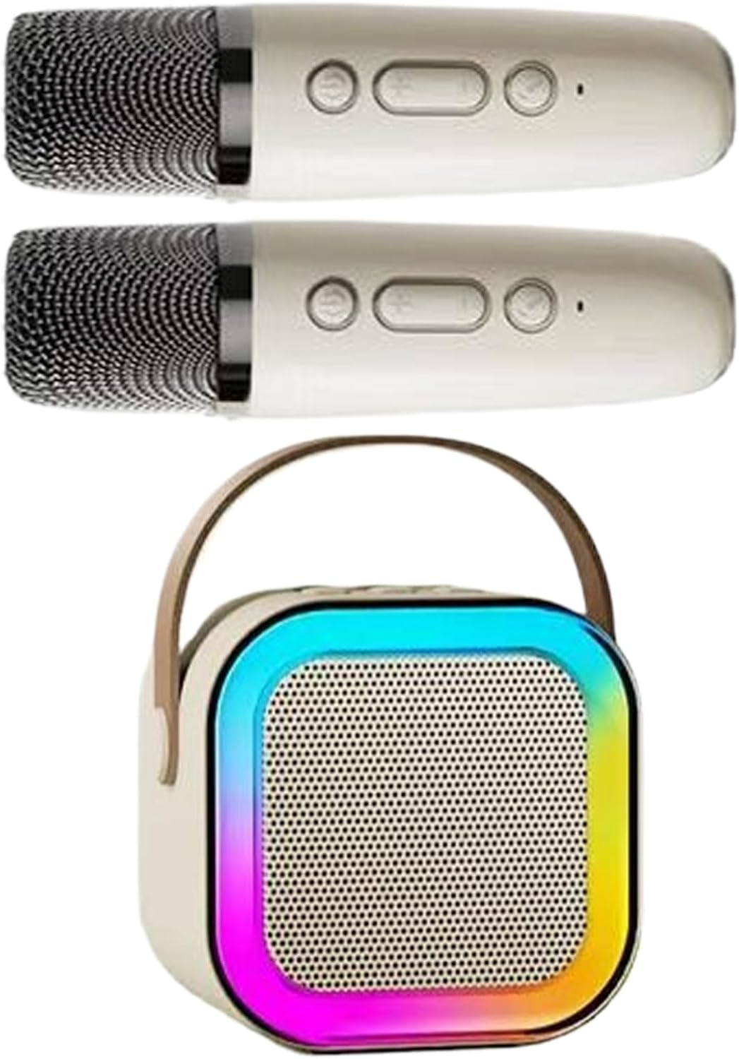 Conference Speaker and Microphone - Portable PA System Voice Amplifier Wireless Microphone and Speakers - Small Karaoke System, Guitar Amplifier for Gathering, Family