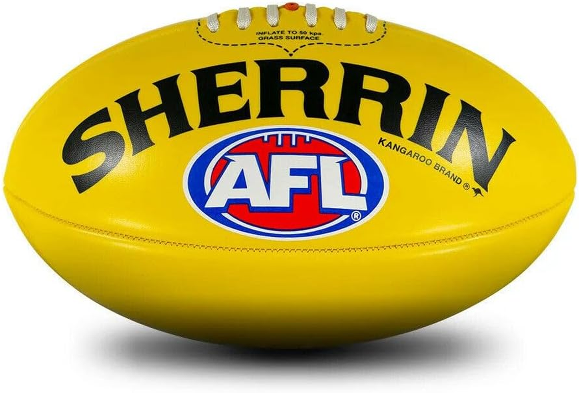 Sherrin AFL Kangaroo Brand PVC Football Size 5