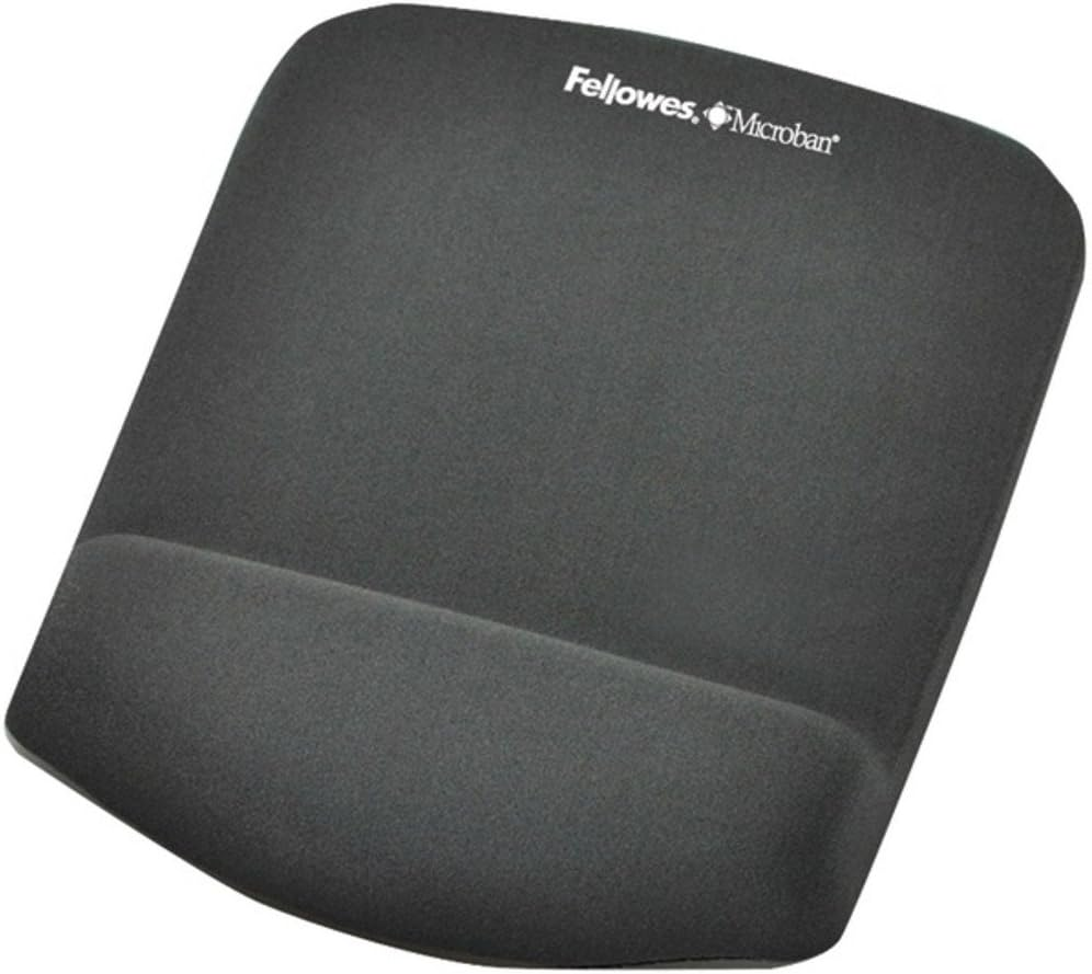 Fellowes 9252201 Plushtouch Mouse Pad with Writs Rest, Graphite, 29003