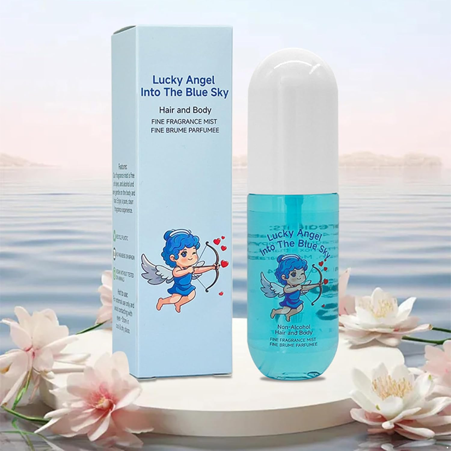 Long Lasting Fragrance Mist for Women Alcohol Free Perfume Body Spray with Floral Notes Blue One Size image number 2