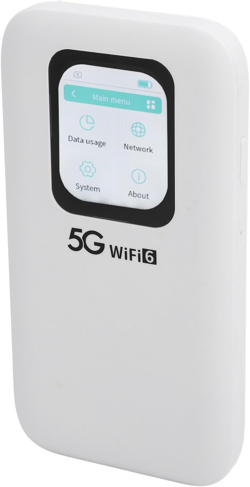 5G Mobile Hotspot with Wifi 6 2.77Gbps Speed IP67 Rugged Portable Wifi for Travel, 16 Device Support Band Connectivity image number 2