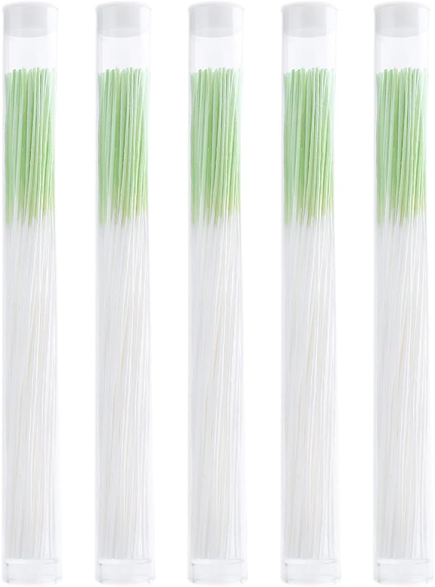 VERDANVERSE 350Pcs Ear Piercing Aftercare Cleaner Floss with 70 Reinforced Green Tubes, Professional Earring Hole Cleaning Tool for Ear Care and Piercing Maintenance image number 5