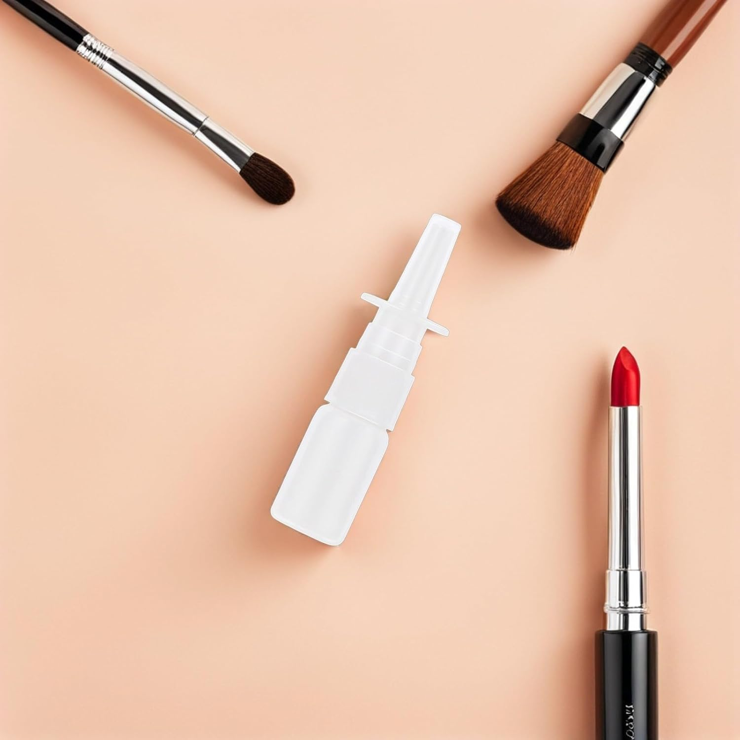 WRITWAA 50Pcs Empty Spray Bottles Plastic Reusable Fine Mist Nasal Atomizer Spray Tube Bottles for Travel Makeup image number 5