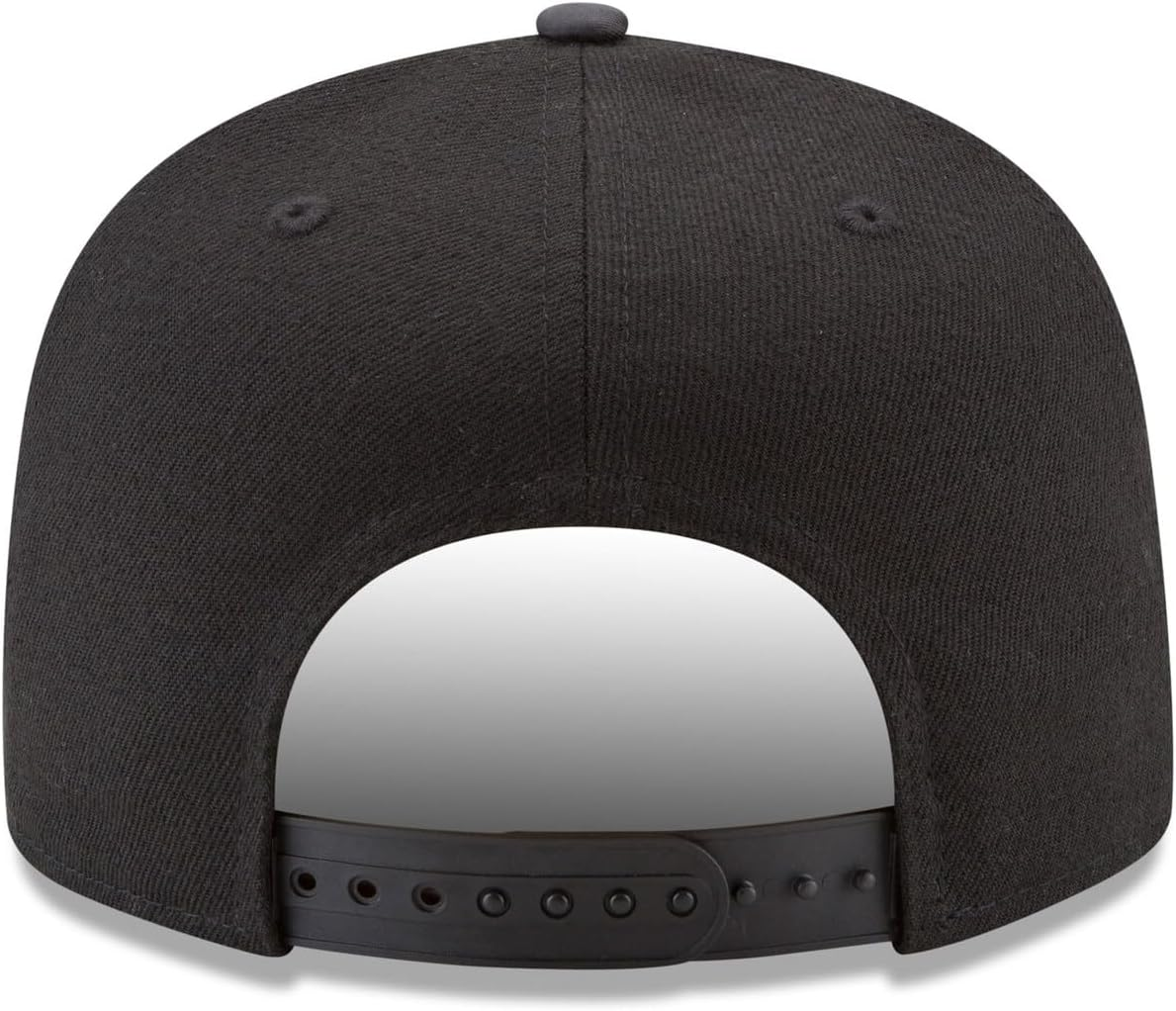 New Era NFL 9FIFTY Black/White Adjustable Snapback Hat Cap One Size Fits All image number 6
