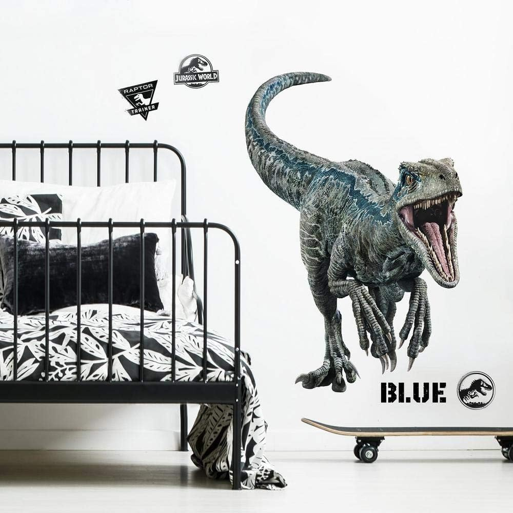 Jurassic World Fallen Kingdom Velociraptor Giant Peel and Stick Wall Decals by Roommates, RMK3799GM image number 1