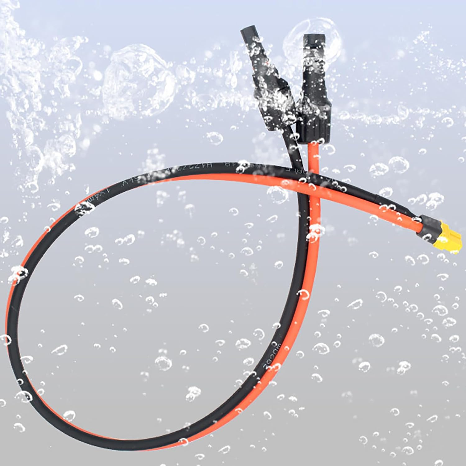 Tunghey Solar to XT60 Charge Extension Cable 12AWG Solar Connector to XT60 Adapter Cable for Solar Panel to Lifepo4 Battery RV Portable Power Station Solar Generator (0.6M) - 1M image number 3