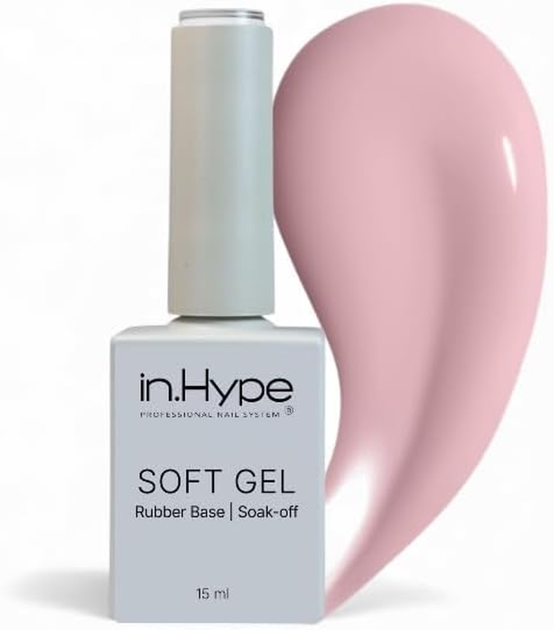 IN.HYPE Hema-Free Strong Rubber Base Coat UV/LED Curable. Soak Off