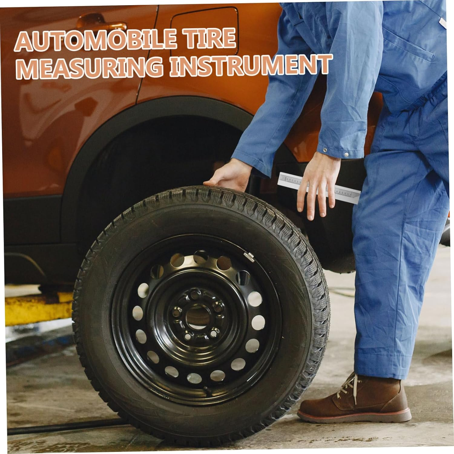 VINTORKY Auto Meter Gauge Set Tire Tread Depth Gauge Precision Measurement Tool image number 4