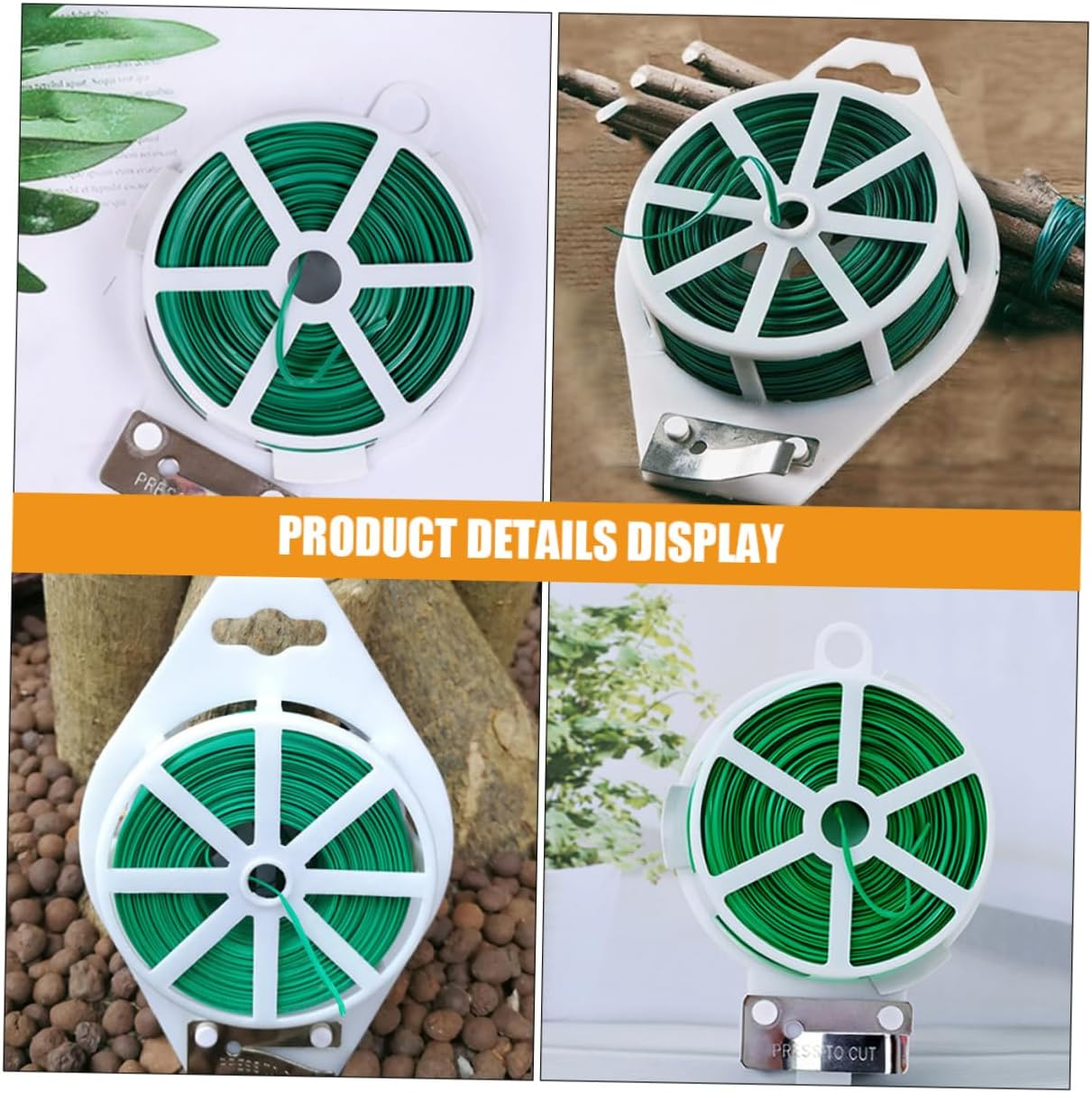Parliky Plant Ties Gardening Wire Ties for Climbing Vines Flexible Binding Wire DIY Plant Fixing Tool image number 5