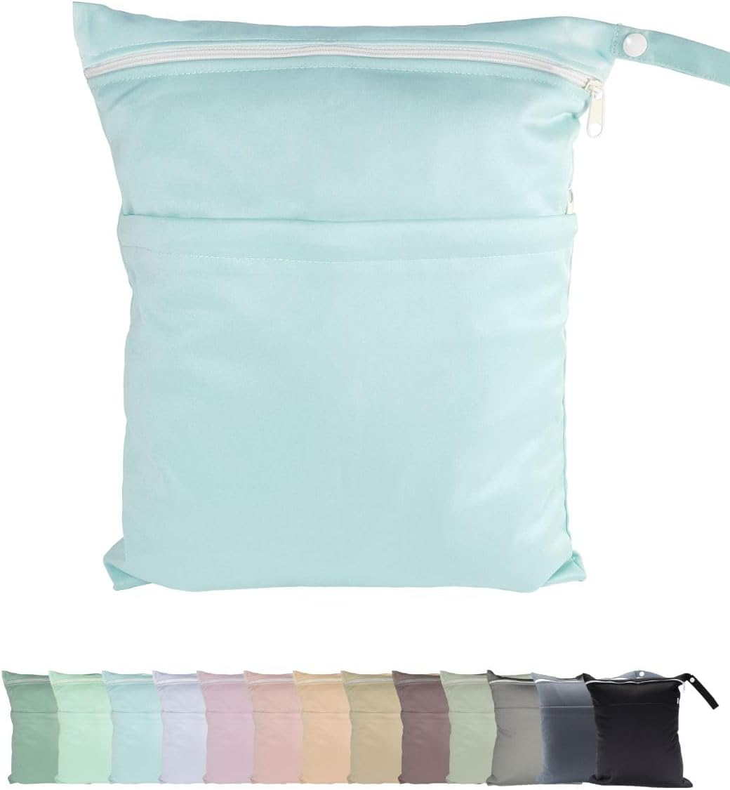 Panos 2 Pocket Waterproof Diaper Pouch, Change of Clothes, Wet Bag