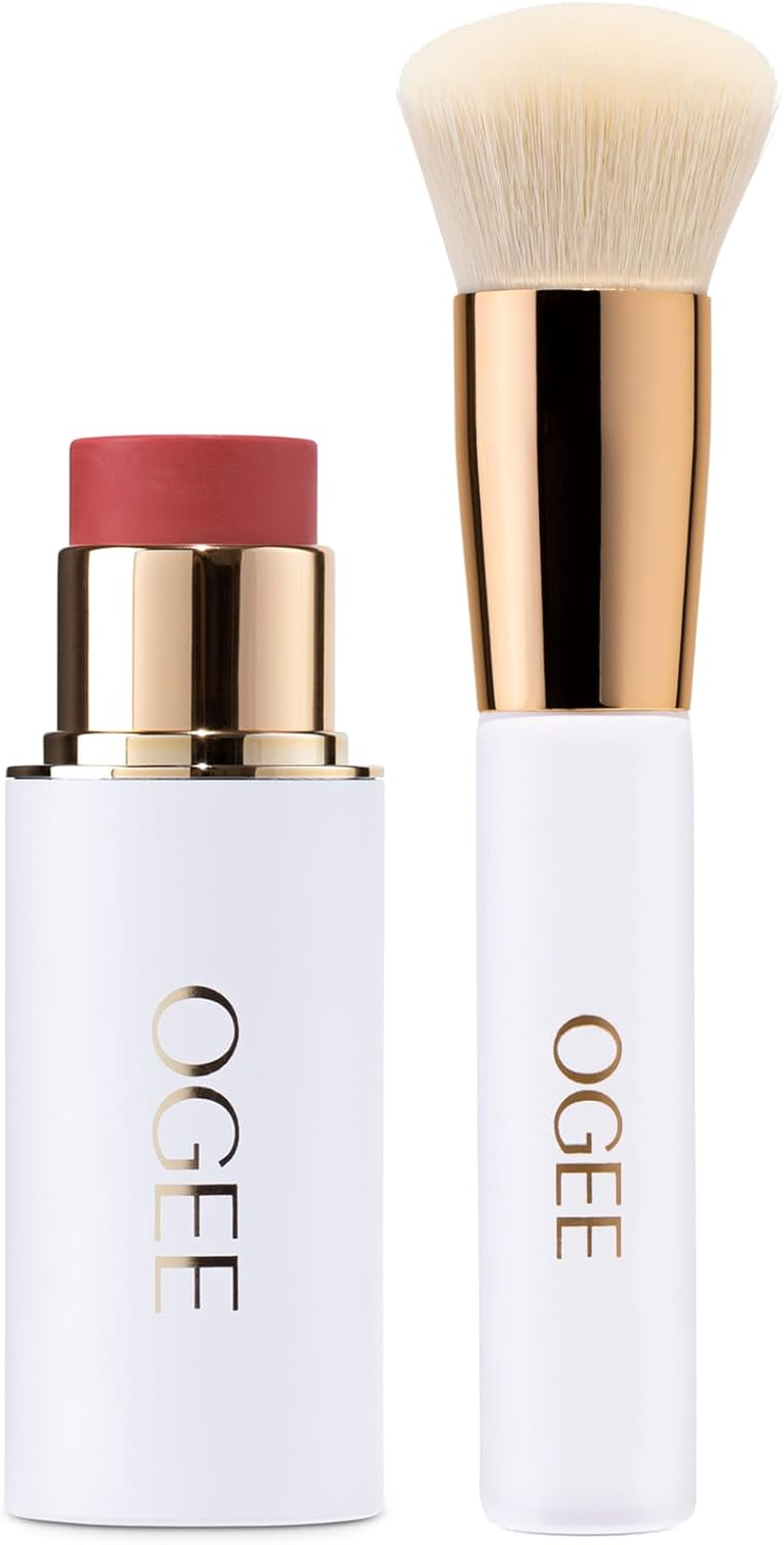 Ogee Blush & Blend Duo - Rose Quartz Blush Face Stick & the Blender Brush image number 3