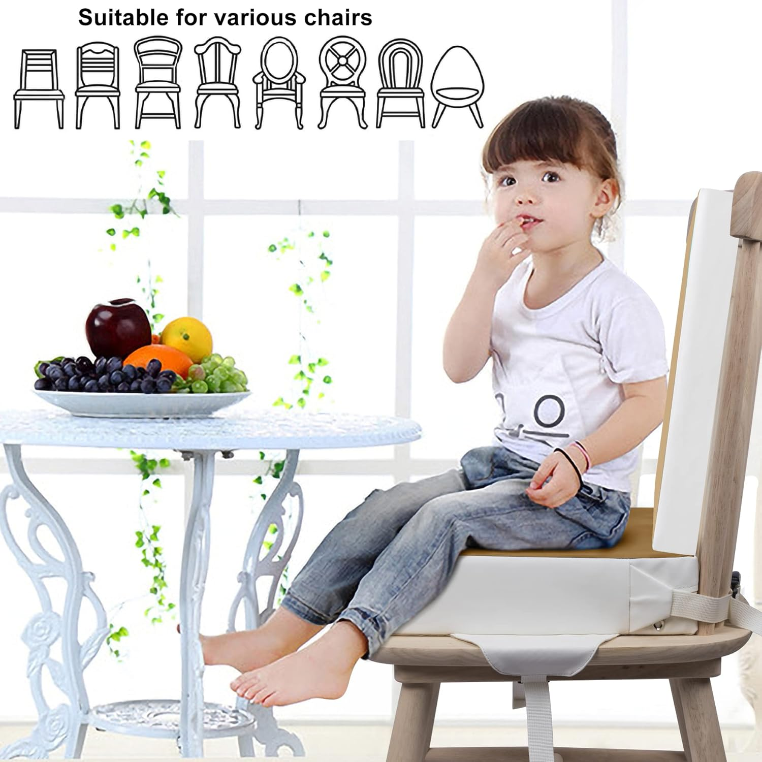Kalawen Toddler Booster Seat for Dining Table