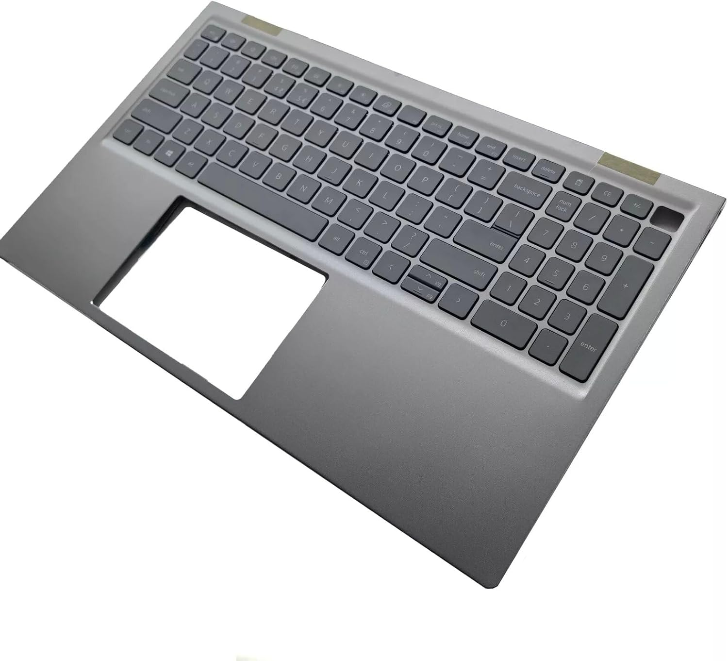 Wzqrps New Replacement for Dell Inspiron 15Pro 5510 5515 Laptop Upper Case Palmrest Backlit Keyboard Assembly Part 06P0TG 6P0TG Gray image number 3
