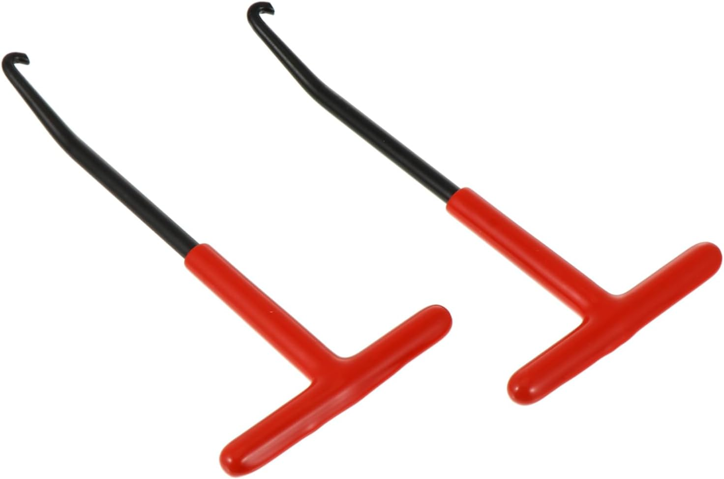 CHILDWEET Professional Motorbike Exhaust Spring Hook Puller Tool 2Pcs Set Steel Practical Spring Hook for Motorcycle Exhaust Repair and Maintenance