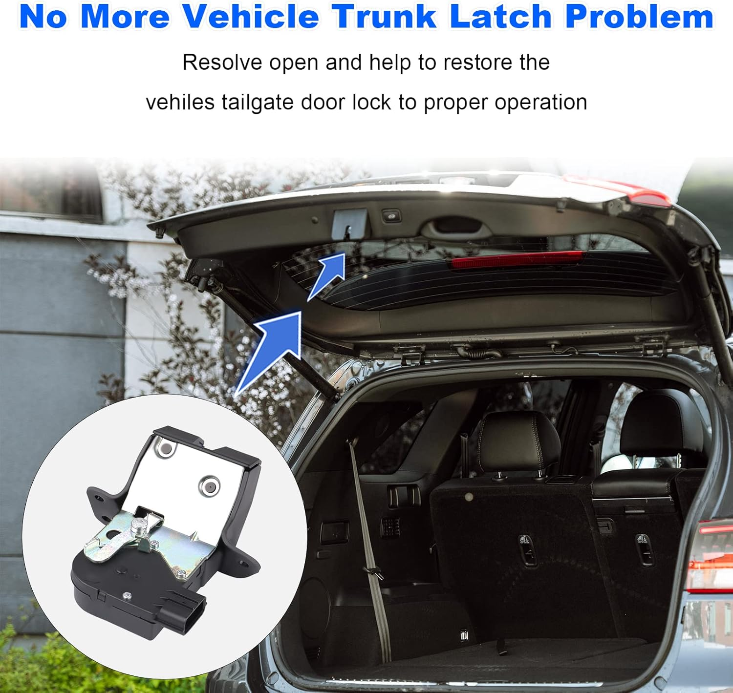 Tailgate Trunk Latch Lock Actuator Replacement for 81230-2V000 Compatible with Hyundai Veloster 1.6L V4 Engine 2012 2013 2014 2015 2016 2017 image number 5