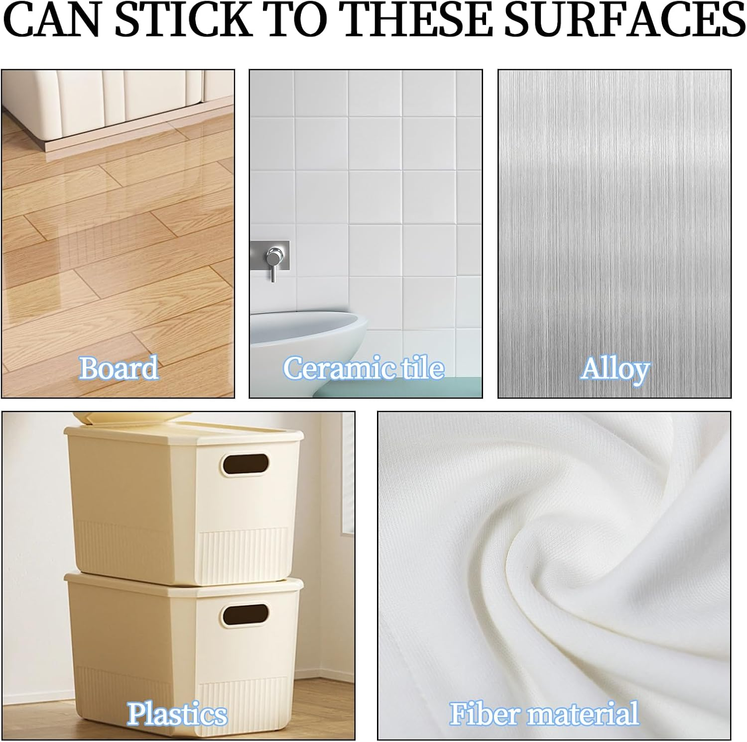 Double Sided Tape Heavy Duty 65Ft, High Tack Strong Wall Adhesive Tape with Fiberglass Mesh, Removable Sticky Double Sided Mounting Type for Rugs, Carpets, Pictures and Art Crafts (2Inch X 65Ft) image number 2