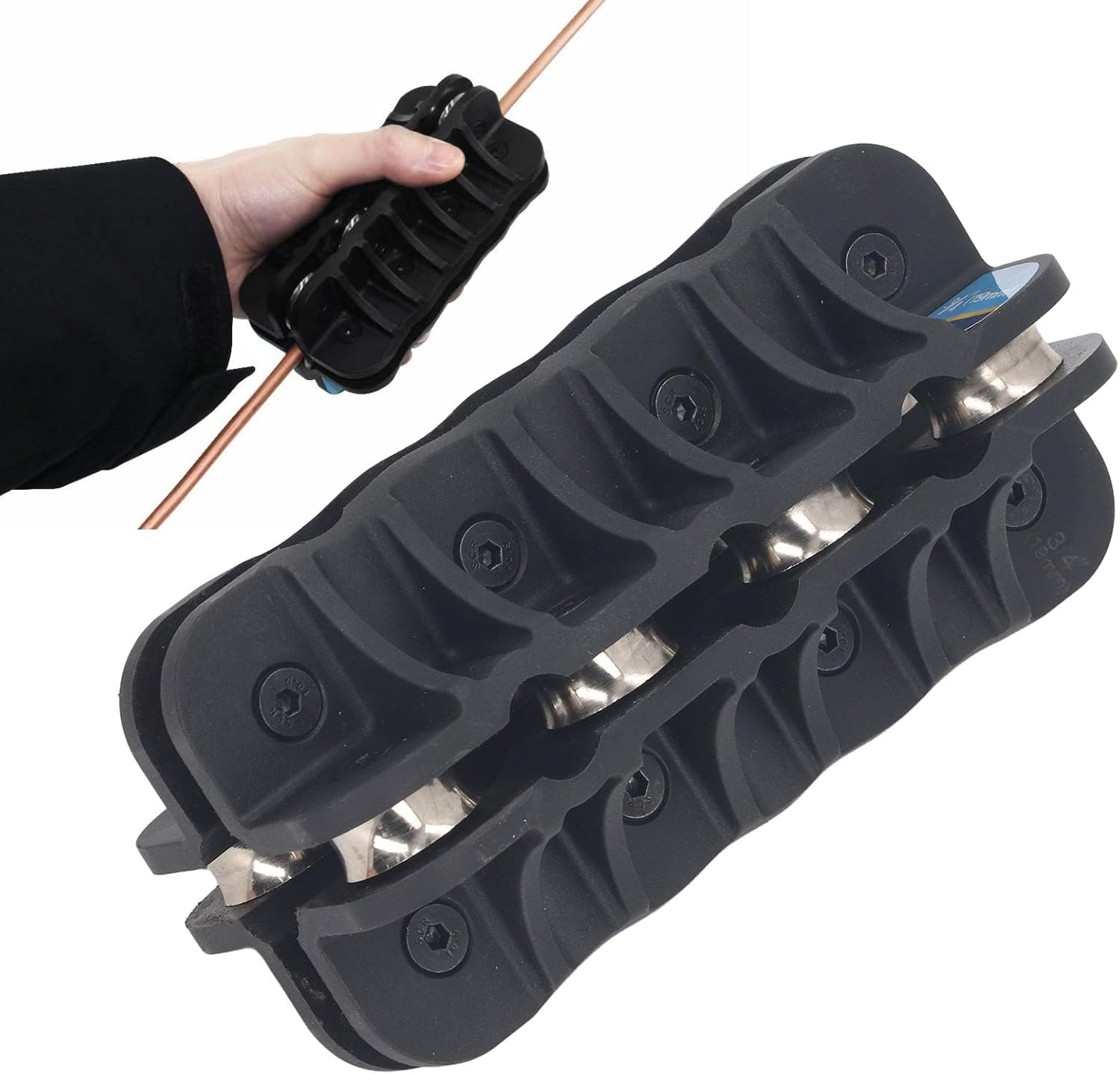 Jiawu Handheld Tubing Straightener, 3/4 Inch Copper Tube Straightening Tool for Brake Fuel System Lines, Pipe Straightener for Copper Tubing image number 5