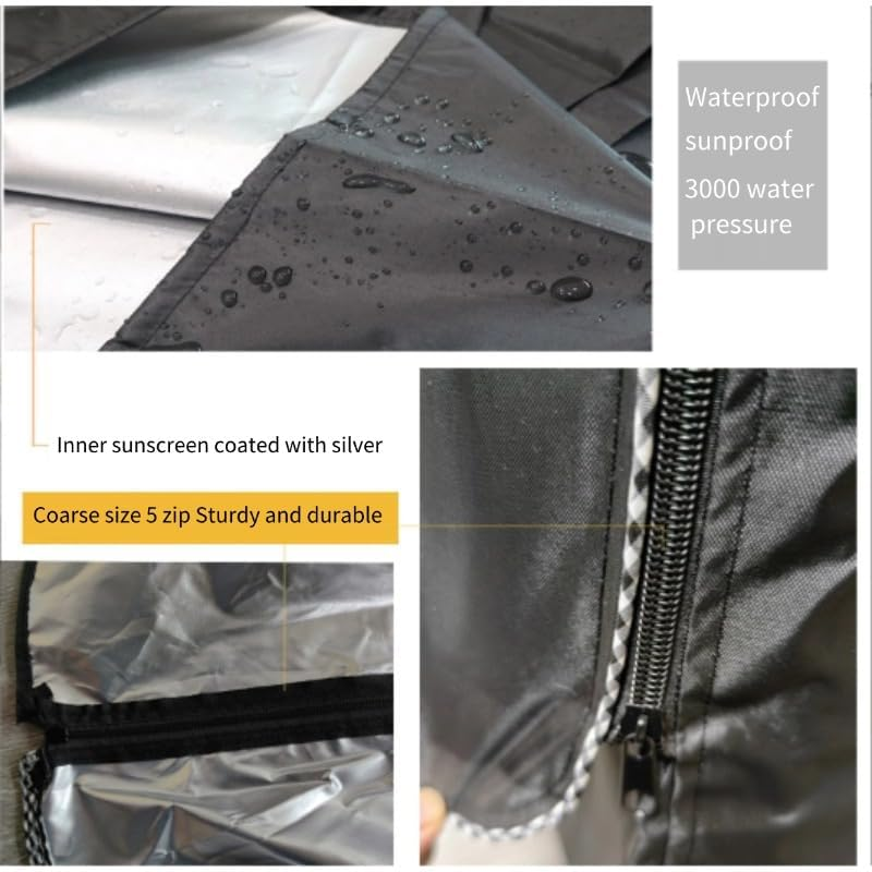 Washer and Dryer Covers for outside Washing Machine Cover for Outside, Durable Washing Machine Cover for All Seasons, 63 X 68 X 100 Cm Household Appliances image number 2
