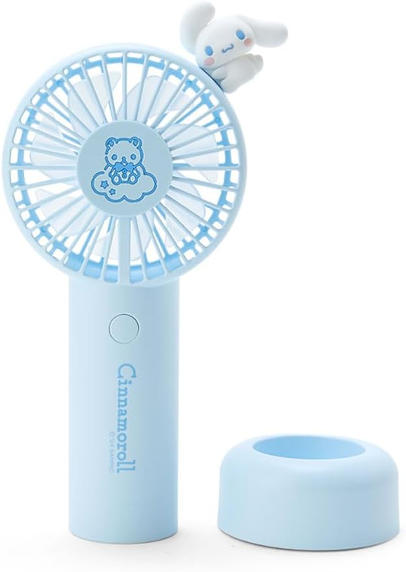 Sanrio Cinnamoroll 2-Way Fan, 7.1 X 3.9 X 1.6 Inches (18 X 10 X 4 Cm), Character