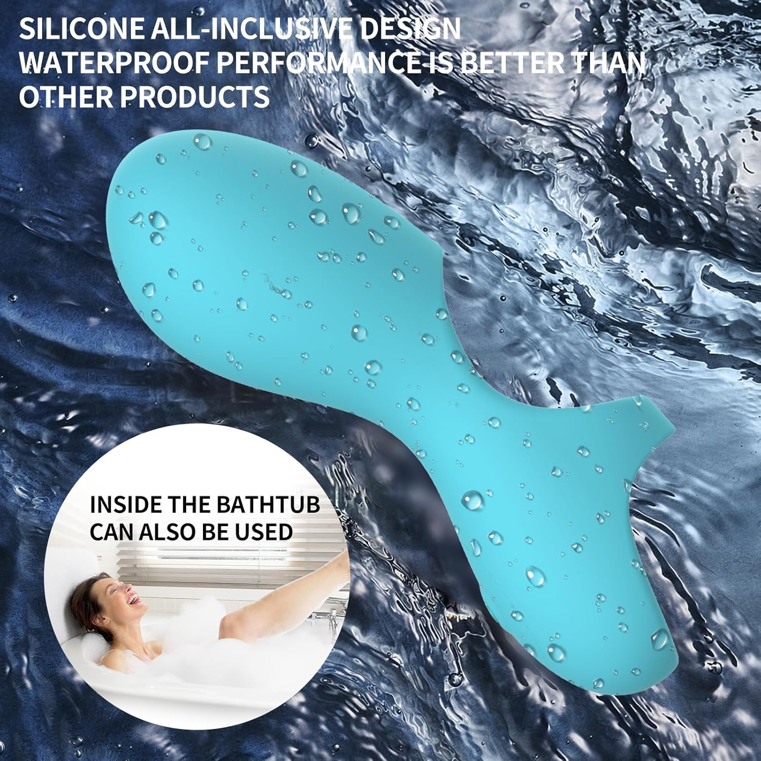 COREXPOWER Intense Finger Vibrator for Couples - Powerful Sexual Stimulation Toy for Women with Nipple and Clitoral Sensation - Sexual Pleasure Tools for Women Mini Vibrator Couples Sex Toys Blue image number 6