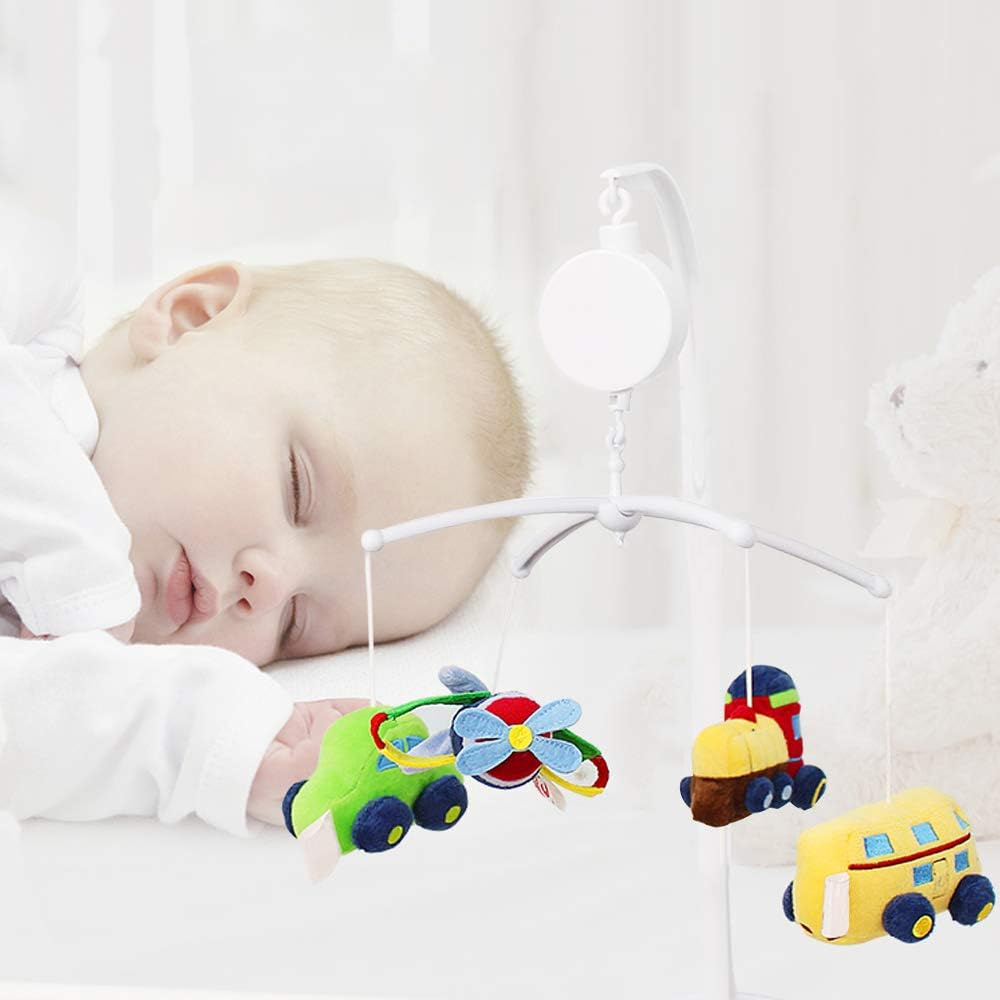 AFUNTA 26 Inch Baby Crib Mobile Bed Bell Holder Music Box Holder Toy Decoration Hanging Arm Bracket Baby Bed Stent Set Nut Screw image number 6