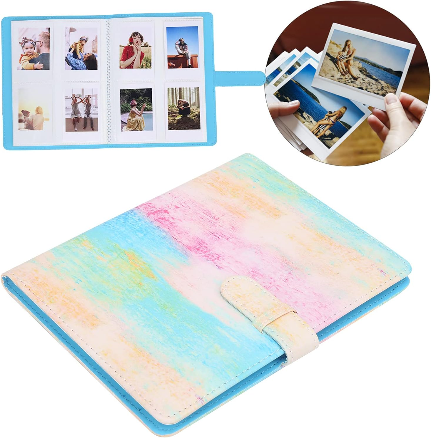 Mini Photo Album, Mini Photo Album for Film for 8/7 Scrap Book for 3 Inch Film for Home image number 2