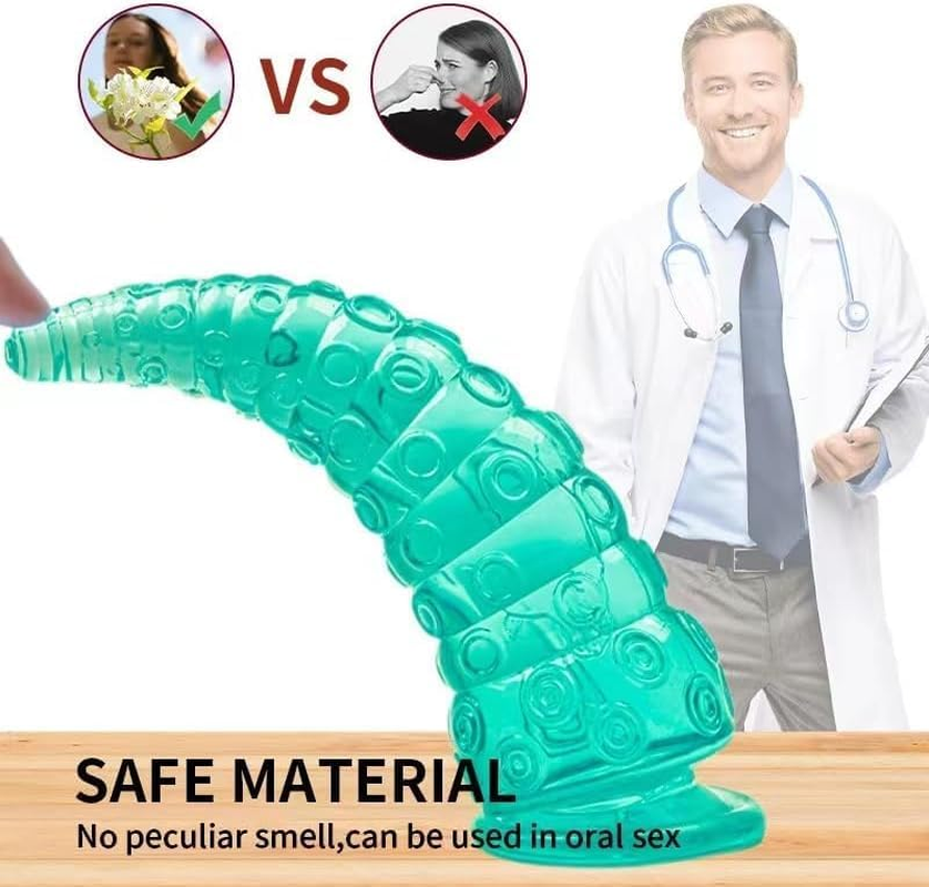Tentacle Dildo Huge Anal Dildo with Strong Suction Cup for Hands-Free Play, Realistic Octopus Dildo for Vaginal G-Spot & Anal Sex Monster Dragon Dildo Adult Sex Toys for for Women image number 5