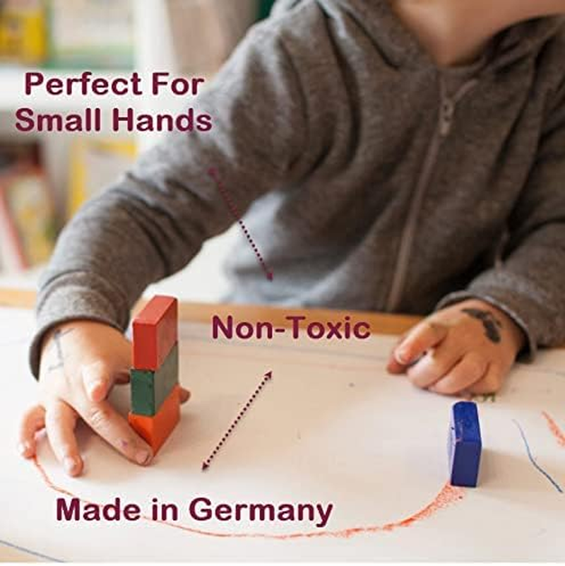 Stockmar Wax Block Crayons Box, Assorted (Pack of 12) image number 2