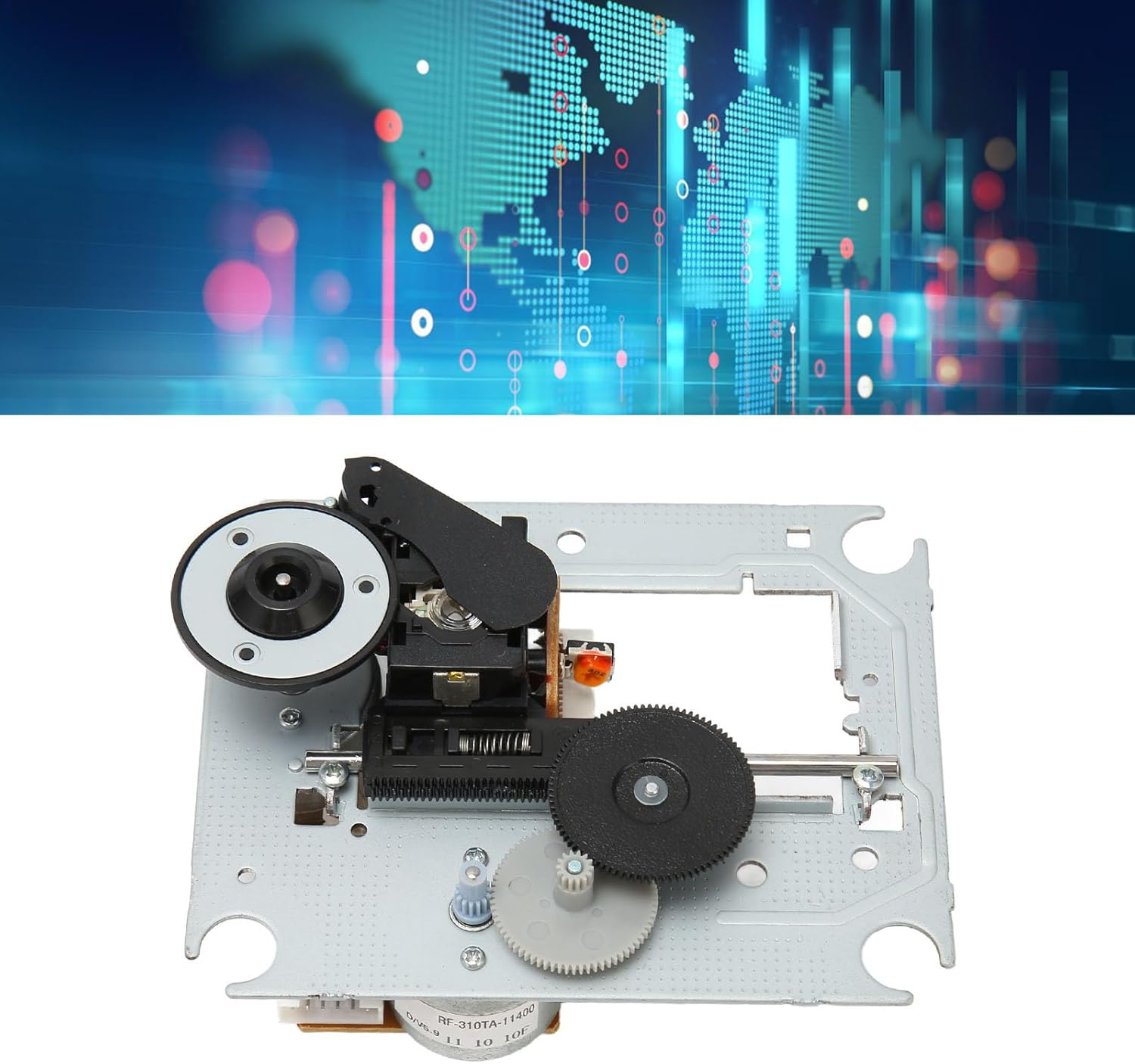 Pickup Lens for CD Player, SOH AD5 Optical Pickup Lens Replacement for CD DVD Player, Lightweight High Accuracy CD Lens Kit image number 6