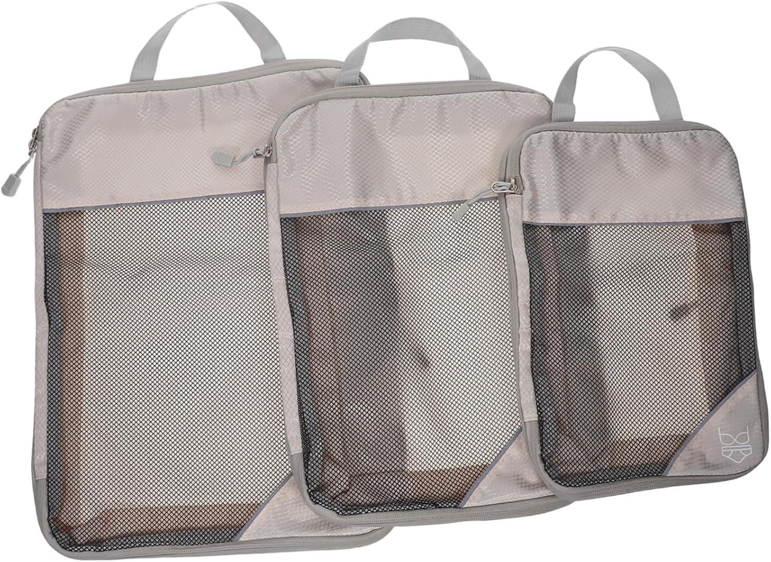 VALICLUD 3PCS Compression Packing Cubes for Travel Lightweight and Zipper Storage Bags Space-Saving Luggage Organizers for Clothes Shoes Accessories Easy Compression Travel Essentials For image number 3